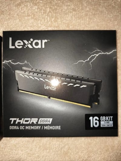 Lexar Thor 16GB (2x8GB) DDR4 3200MHz CL16 / CL18 Kutulu Kit RAM
