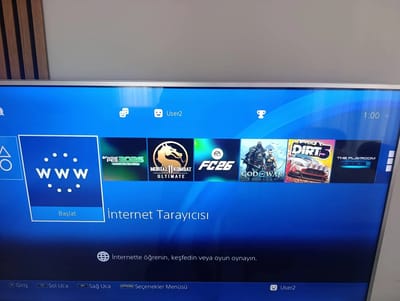 PS4 temiz kullanılmış bakımları yeni yapılmış